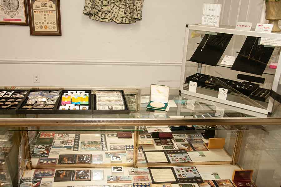 2nd left cabinet image with estate jewelry